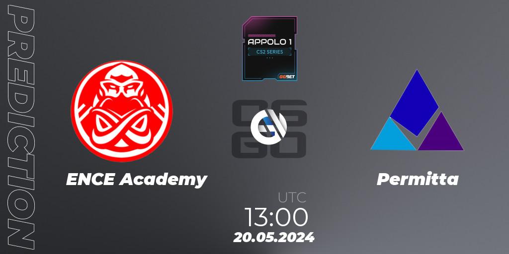 ENCE Academy - Permitta: Maç tahminleri. 20.05.2024 at 13:00, Counter-Strike (CS2), Appolo1 Series: Phase 2
