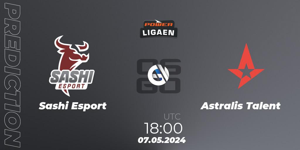 Sashi Esport - Astralis Talent: Maç tahminleri. 07.05.2024 at 18:00, Counter-Strike (CS2), Dust2.dk Ligaen Season 26