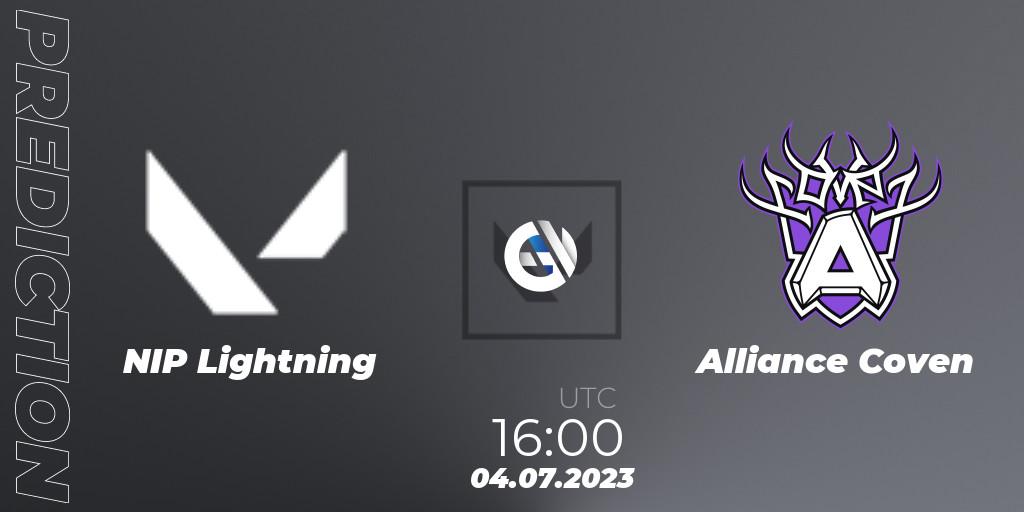 NIP Lightning - Alliance Coven: Maç tahminleri. 04.07.2023 at 16:00, VALORANT, VCT 2023: Game Changers EMEA Series 2 - Group Stage