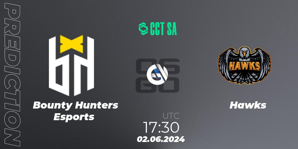 Bounty Hunters Esports - Hawks: Maç tahminleri. 02.06.2024 at 17:30, Counter-Strike (CS2), CCT Season 2 South America Series 1