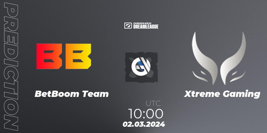 BetBoom Team - Xtreme Gaming: Maç tahminleri. 02.03.24, Dota 2, DreamLeague Season 22