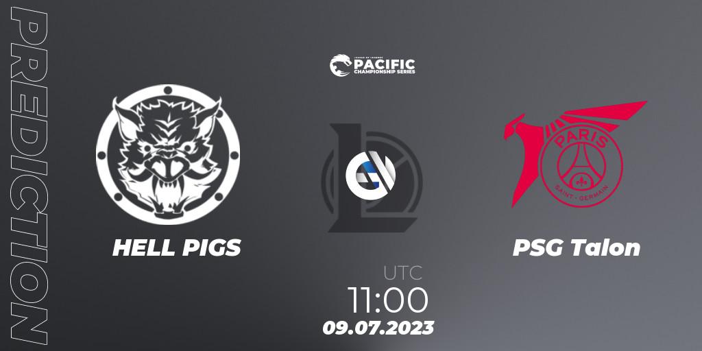 HELL PIGS - PSG Talon: Maç tahminleri. 09.07.2023 at 11:00, LoL, PACIFIC Championship series Group Stage