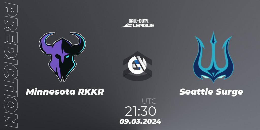 Minnesota RØKKR - Seattle Surge: Maç tahminleri. 09.03.2024 at 21:30, Call of Duty, Call of Duty League 2024: Stage 2 Major Qualifiers