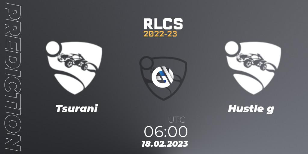 Tsurani - Hustle g: Maç tahminleri. 18.02.2023 at 06:00, Rocket League, RLCS 2022-23 - Winter: Oceania Regional 2 - Winter Cup