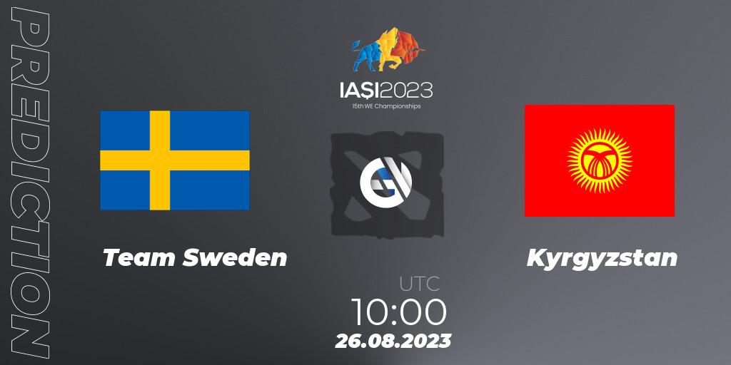 Team Sweden - Kyrgyzstan: Maç tahminleri. 26.08.2023 at 18:00, Dota 2, IESF World Championship 2023
