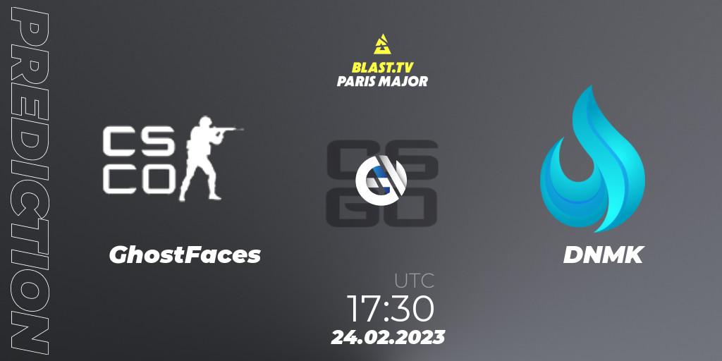 GhostFaces - DNMK: Maç tahminleri. 24.02.23, CS2 (CS:GO), BLAST.tv Paris Major 2023 Middle East RMR Closed Qualifier