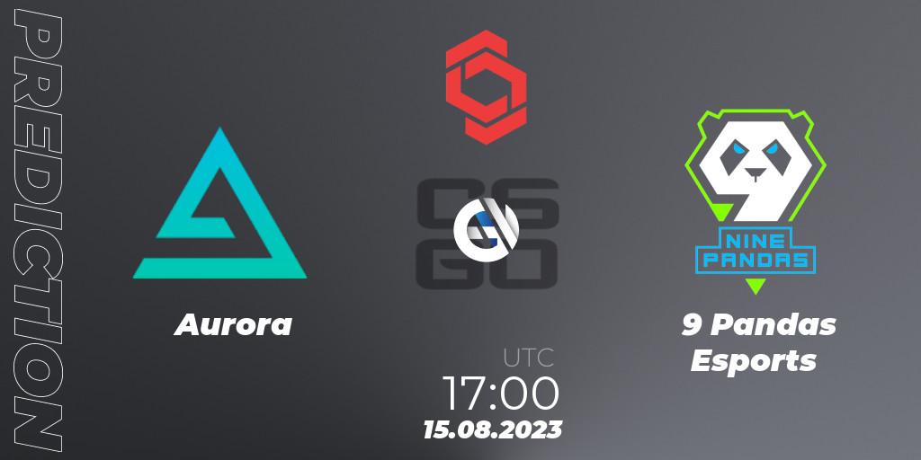 Aurora - 9 Pandas Esports: Maç tahminleri. 15.08.2023 at 17:20, Counter-Strike (CS2), CCT Central Europe Series #7