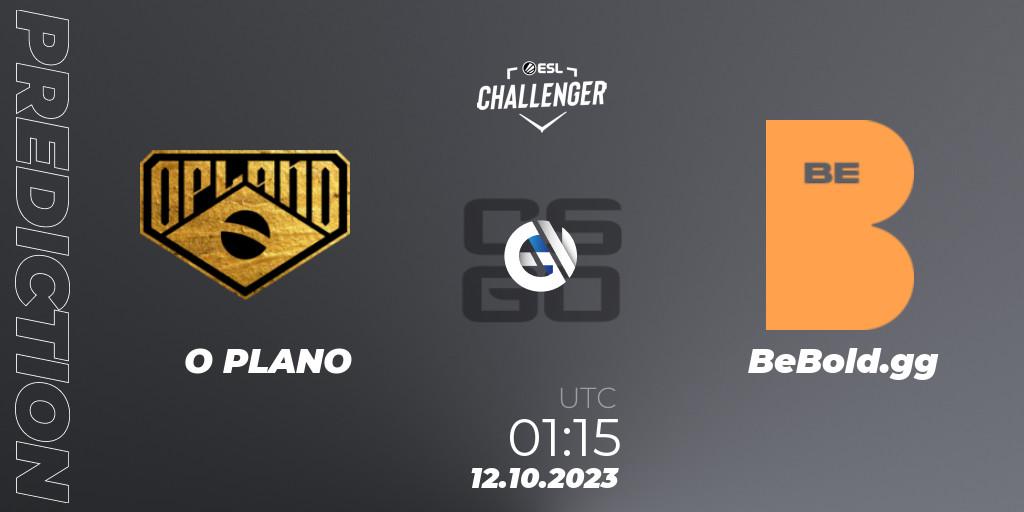 O PLANO - BeBold.gg: Maç tahminleri. 12.10.23, CS2 (CS:GO), ESL Challenger at DreamHack Winter 2023: South American Open Qualifier
