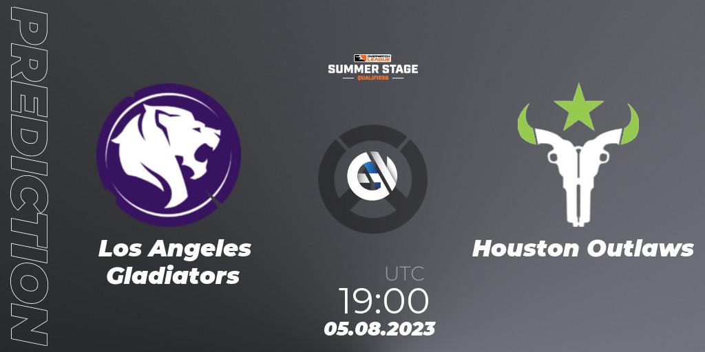 Los Angeles Gladiators - Houston Outlaws: Maç tahminleri. 05.08.23, Overwatch, Overwatch League 2023 - Summer Stage Qualifiers