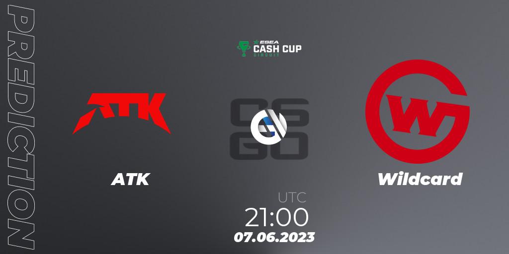 ATK - Wildcard: Maç tahminleri. 07.06.23, CS2 (CS:GO), ESEA Cash Cup Circuit Season 1 Finals