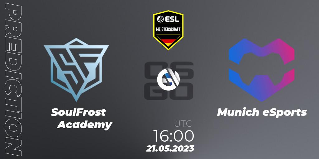 SoulFrost Academy - Munich eSports: Maç tahminleri. 21.05.2023 at 18:30, Counter-Strike (CS2), ESL Meisterschaft: Spring 2023 - Division 2