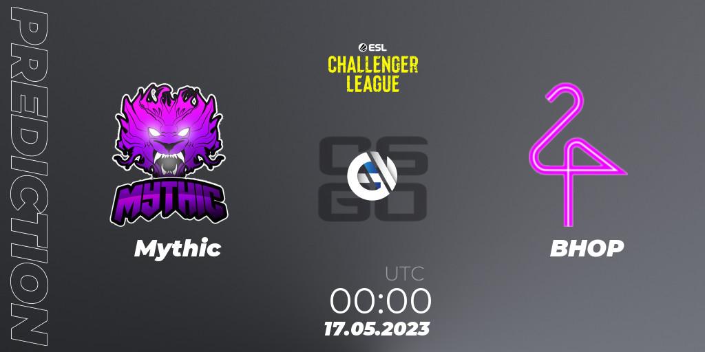 Mythic - BHOP: Maç tahminleri. 17.05.2023 at 00:00, Counter-Strike (CS2), ESL Challenger League Season 45: North America