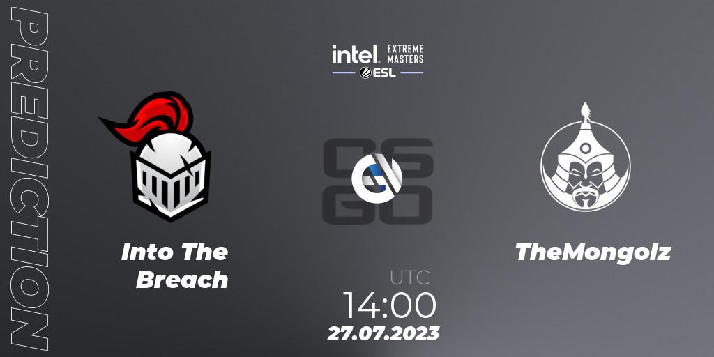 Into The Breach - TheMongolz: Maç tahminleri. 27.07.2023 at 10:30, Counter-Strike (CS2), IEM Cologne 2023 - Play-In