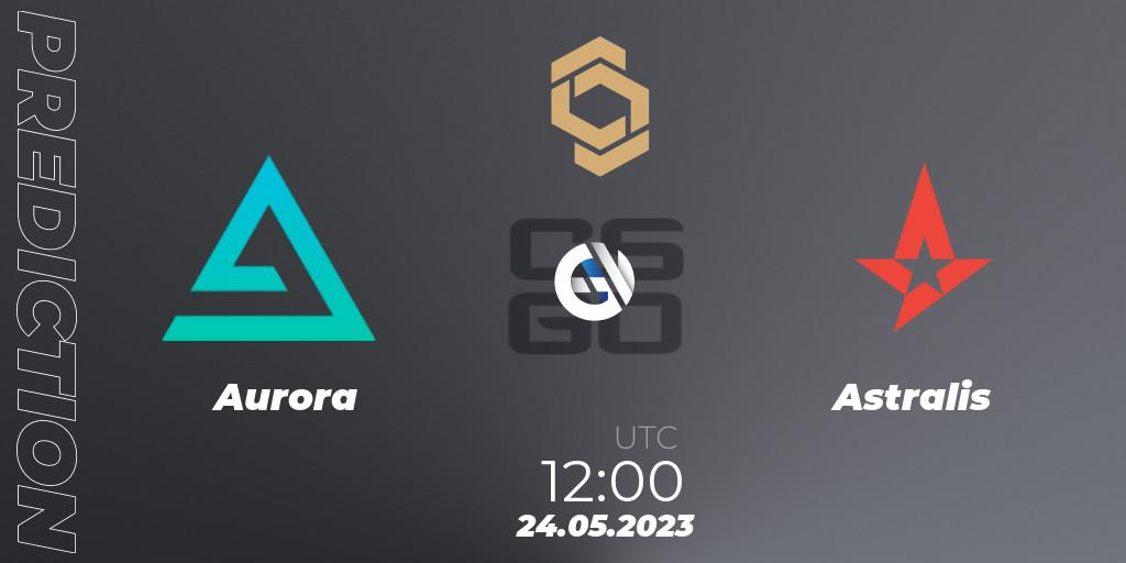 Aurora - Astralis: Maç tahminleri. 24.05.2023 at 12:30, Counter-Strike (CS2), CCT South Europe Series #4