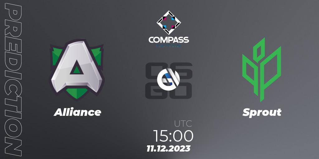 Alliance - Sprout: Maç tahminleri. 11.12.2023 at 15:40, Counter-Strike (CS2), YaLLa Compass Fall 2023