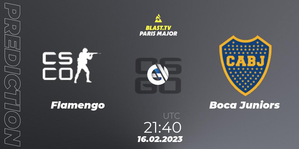 Flamengo - Boca Juniors: Maç tahminleri. 16.02.2023 at 21:40, Counter-Strike (CS2), BLAST.tv Paris Major 2023 South America RMR Open Qualifier 2