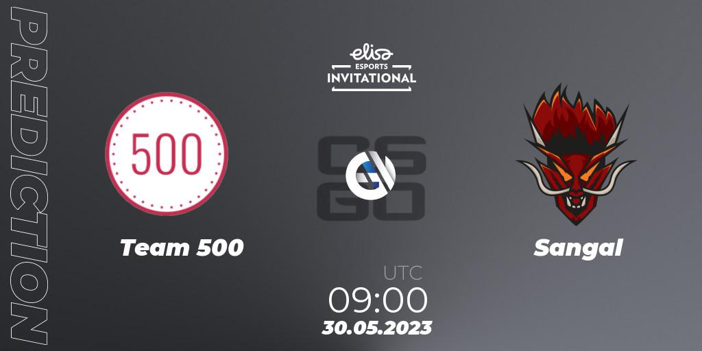 Team 500 - Sangal: Maç tahminleri. 30.05.23, CS2 (CS:GO), Elisa Invitational Spring 2023