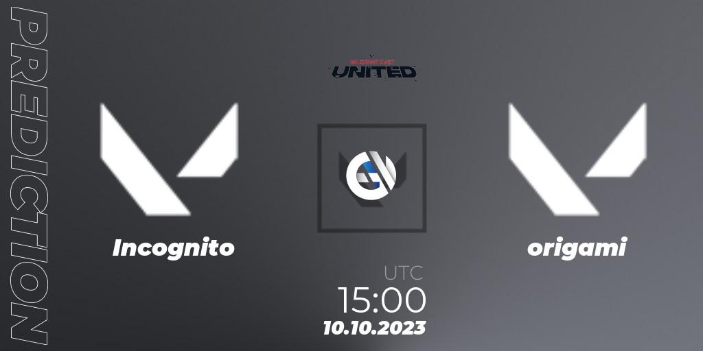 Incognito - ESC Gaming: Maç tahminleri. 10.10.2023 at 15:00, VALORANT, VALORANT East: United: Season 2: Stage 3 - League