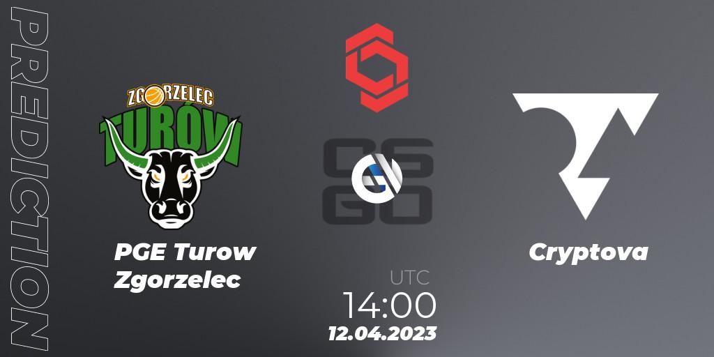 PGE Turow Zgorzelec - Cryptova: Maç tahminleri. 12.04.2023 at 14:45, Counter-Strike (CS2), CCT Central Europe Series #6: Closed Qualifier