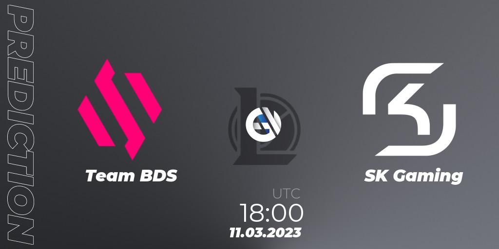 Team BDS - SK Gaming: Maç tahminleri. 11.03.2023 at 18:00, LoL, LEC Spring 2023 - Regular Season