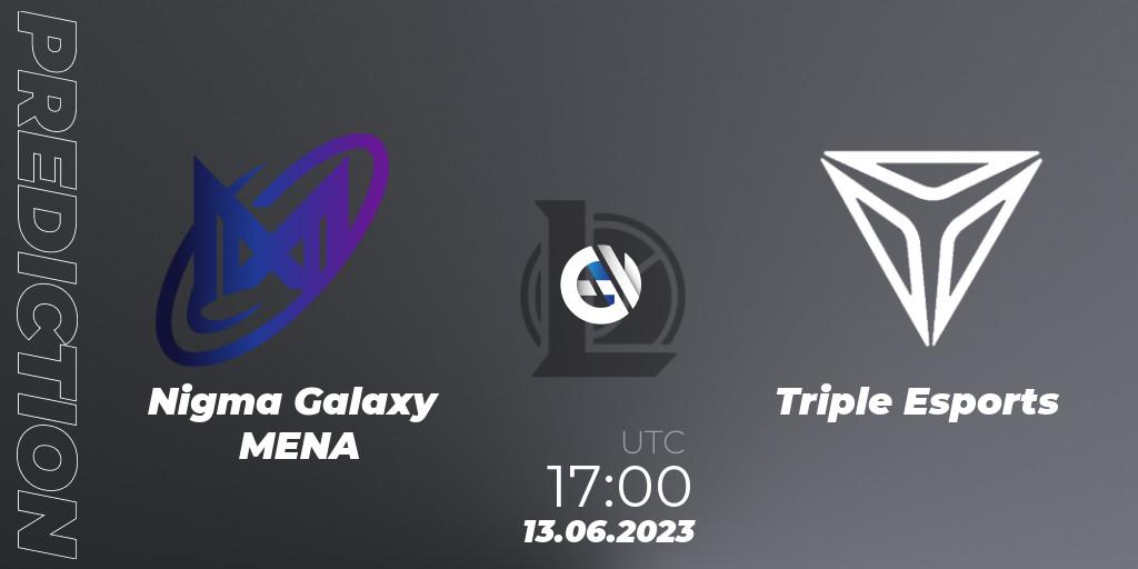 Nigma Galaxy MENA - Triple Esports: Maç tahminleri. 13.06.2023 at 20:00, LoL, Arabian League Summer 2023 - Group Stage