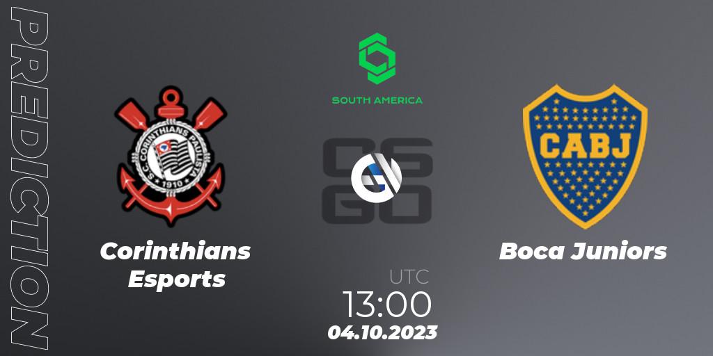 Corinthians Esports - Boca Juniors: Maç tahminleri. 04.10.2023 at 13:00, Counter-Strike (CS2), CCT South America Series #12