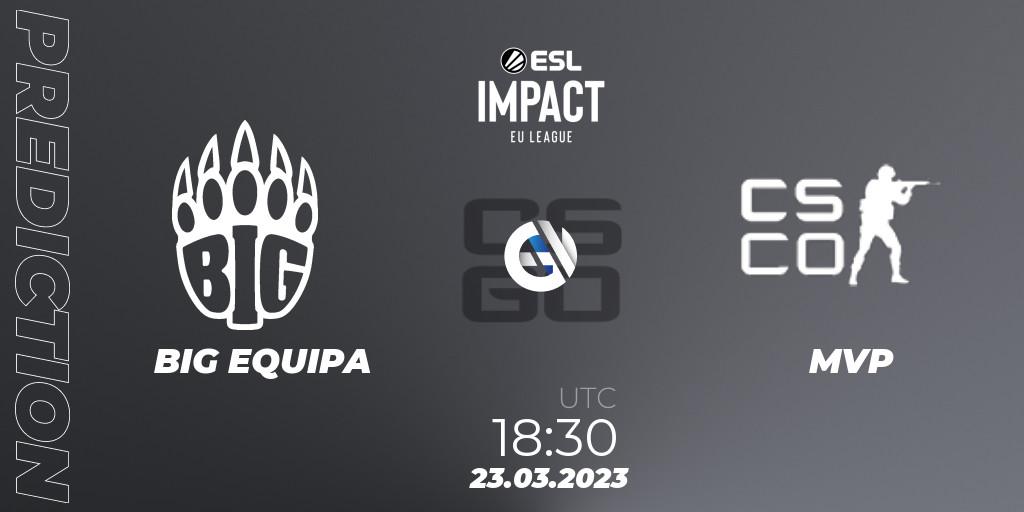 BIG EQUIPA - Spirit fe: Maç tahminleri. 23.03.23, CS2 (CS:GO), ESL Impact League Season 3: European Division