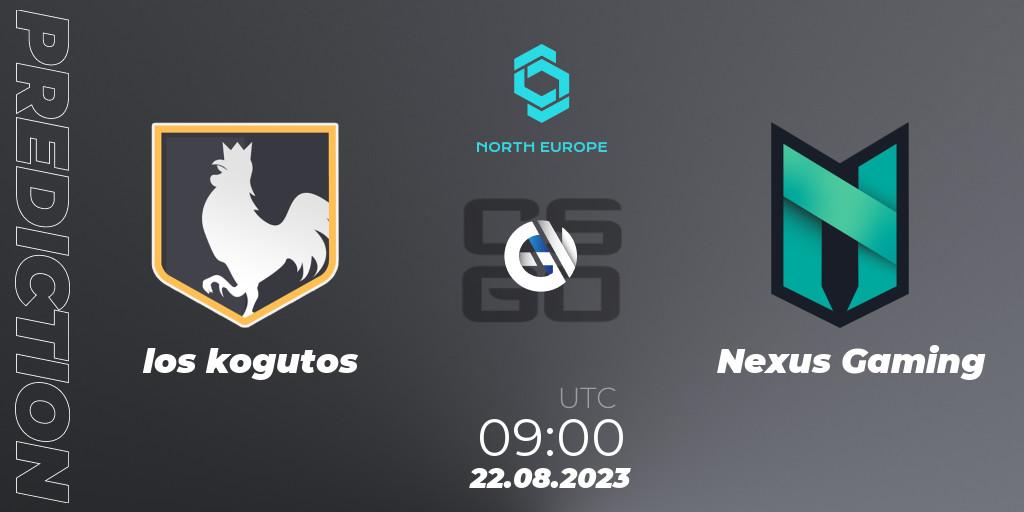 los kogutos - Nexus Gaming: Maç tahminleri. 22.08.2023 at 09:00, Counter-Strike (CS2), CCT North Europe Series #7