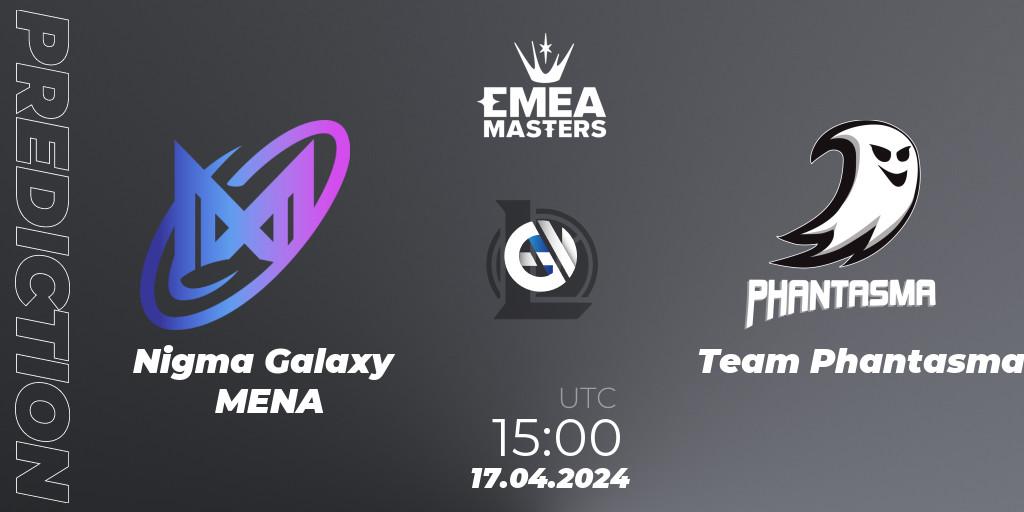 Nigma Galaxy MENA - Team Phantasma: Maç tahminleri. 17.04.24, LoL, EMEA Masters Spring 2024 - Play-In