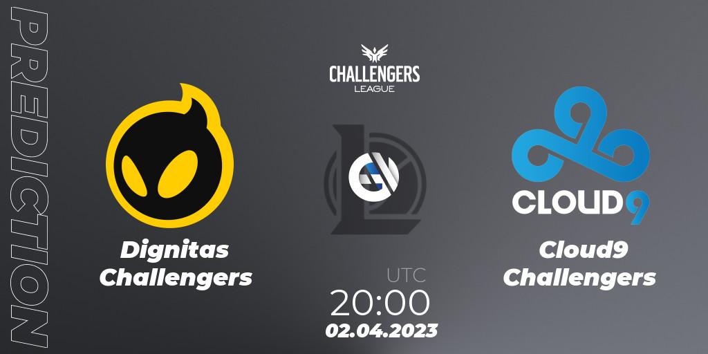 Dignitas Challengers - Cloud9 Challengers: Maç tahminleri. 02.04.23, LoL, NACL 2023 Spring - Playoffs