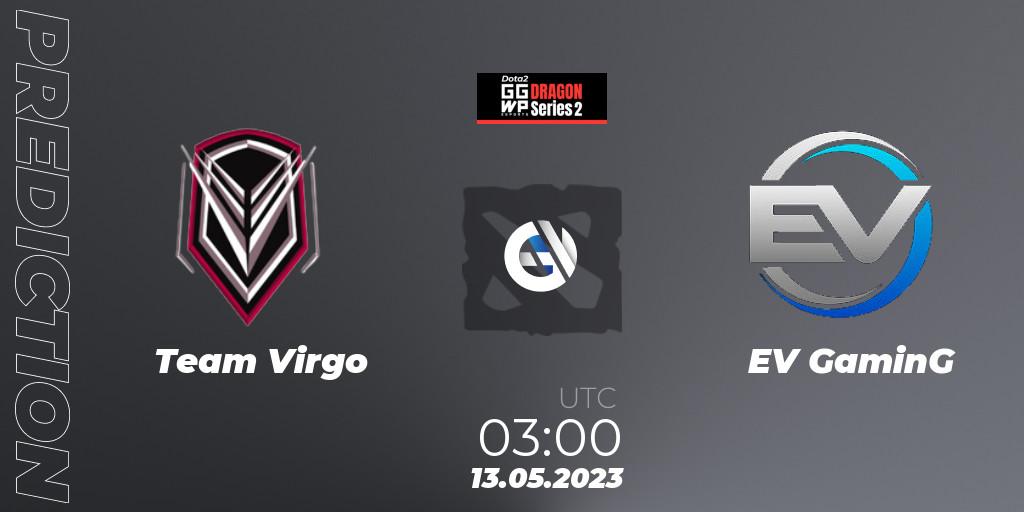 Team Virgo - EV GaminG: Maç tahminleri. 13.05.23, Dota 2, GGWP Dragon Series 2