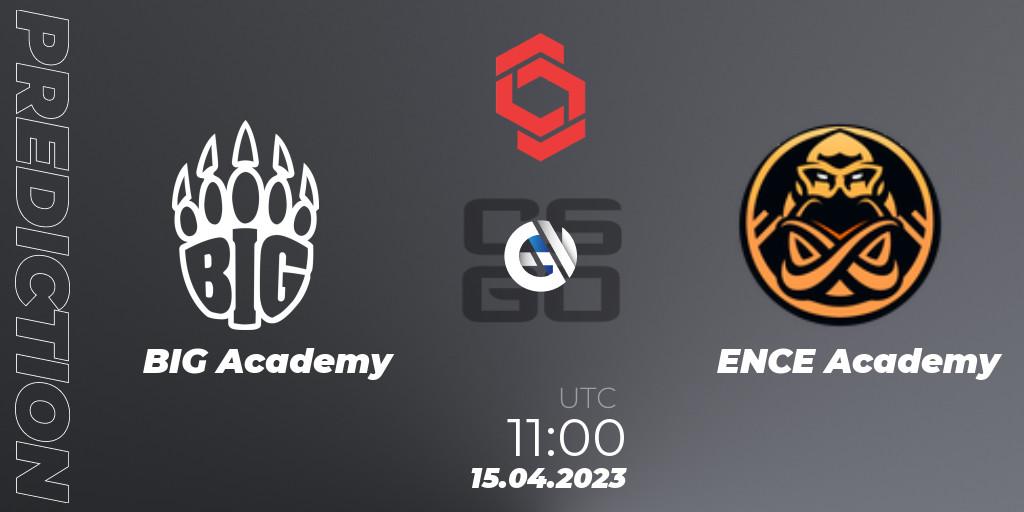 BIG Academy - ENCE Academy: Maç tahminleri. 15.04.2023 at 11:25, Counter-Strike (CS2), CCT Central Europe Series #6: Closed Qualifier
