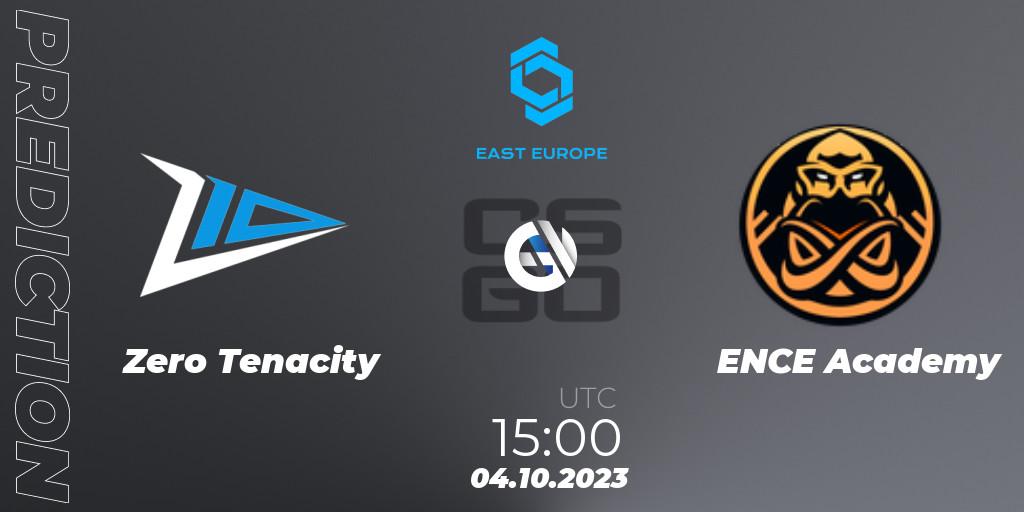 Zero Tenacity - ENCE Academy: Maç tahminleri. 04.10.2023 at 15:20, Counter-Strike (CS2), CCT East Europe Series #3: Closed Qualifier