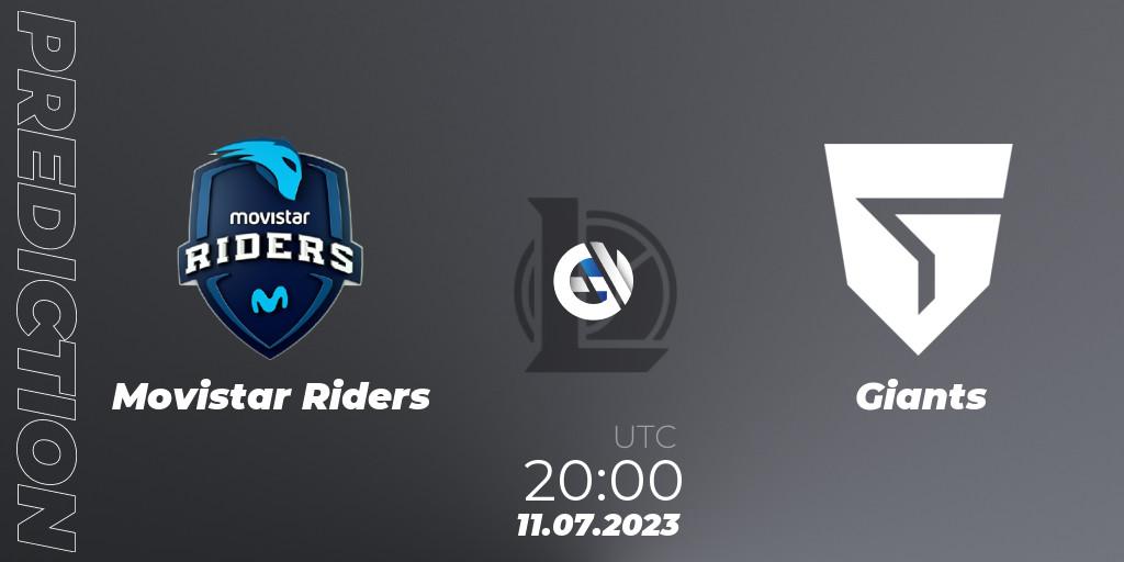 Movistar Riders - Giants: Maç tahminleri. 11.07.2023 at 20:00, LoL, Superliga Summer 2023 - Group Stage