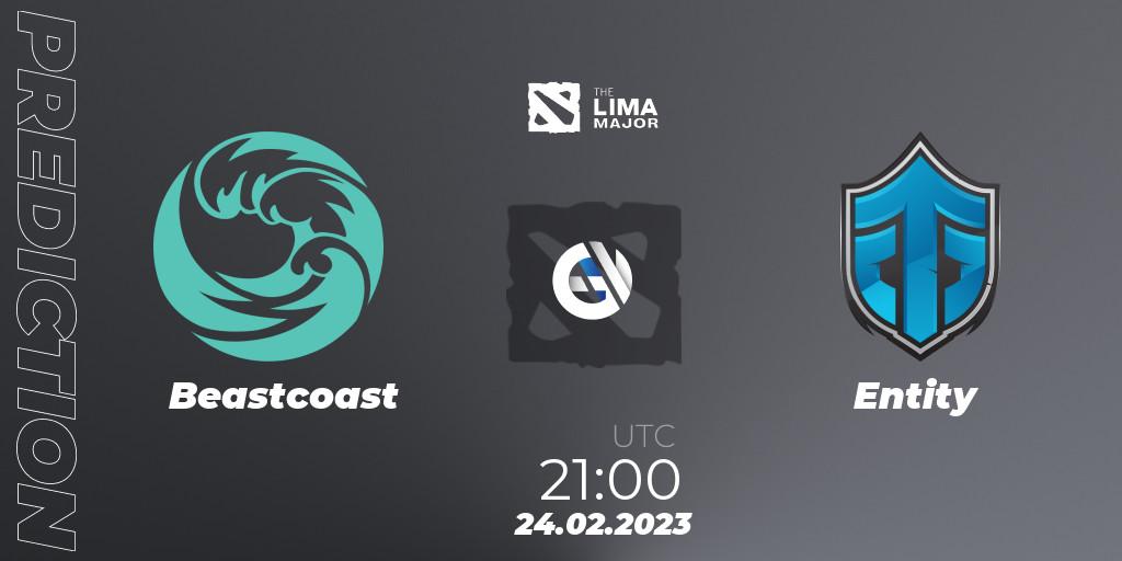 Beastcoast - Entity: Maç tahminleri. 24.02.2023 at 23:05, Dota 2, The Lima Major 2023