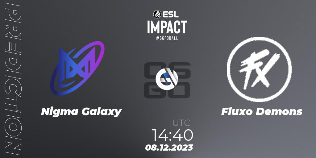 Nigma Galaxy - Fluxo Demons: Maç tahminleri. 08.12.2023 at 16:10, Counter-Strike (CS2), ESL Impact League Season 4