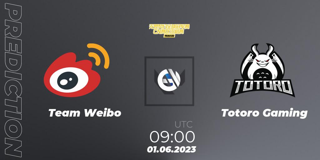 Team Weibo - Totoro Gaming: Maç tahminleri. 01.06.23, VALORANT, VALORANT Champions Tour 2023: China Preliminaries