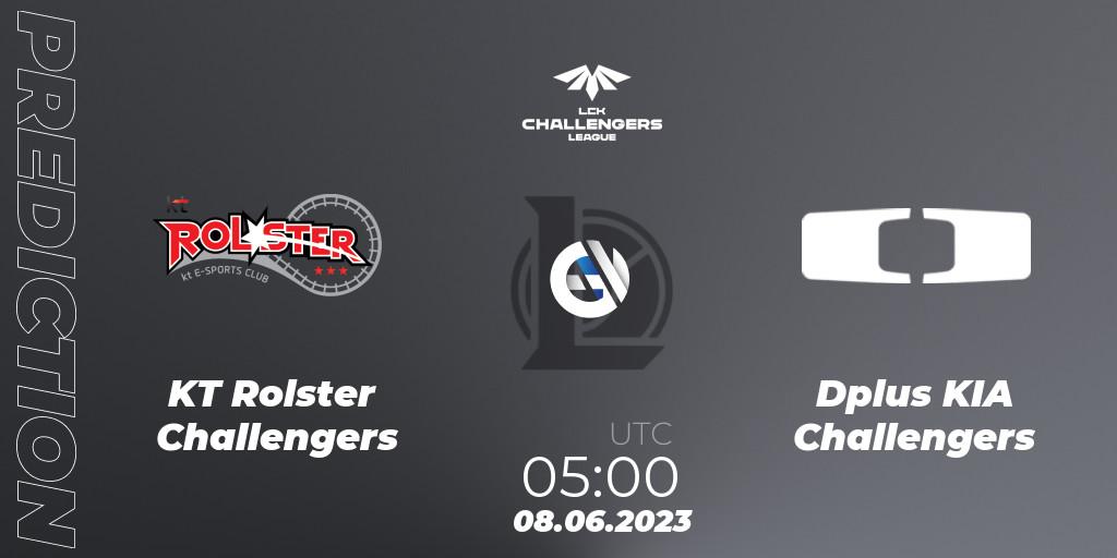 KT Rolster Challengers - Dplus KIA Challengers: Maç tahminleri. 08.06.23, LoL, LCK Challengers League 2023 Summer - Group Stage
