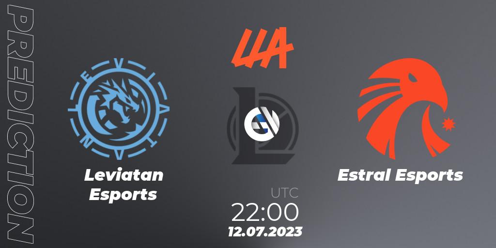 Leviatan Esports - Estral Esports: Maç tahminleri. 12.07.2023 at 22:00, LoL, LLA Closing 2023 - Group Stage