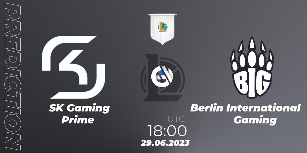 SK Gaming Prime - Berlin International Gaming: Maç tahminleri. 29.06.23, LoL, Prime League Summer 2023 - Group Stage