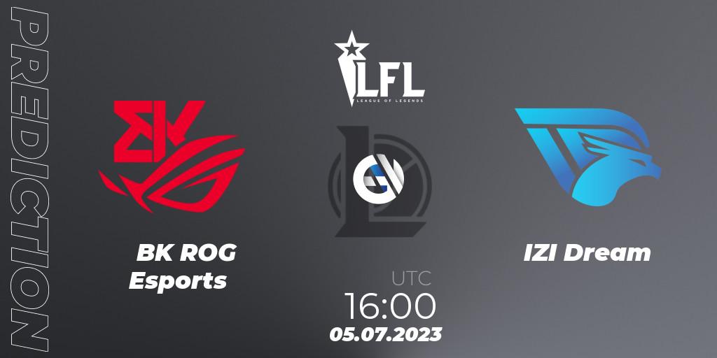BK ROG Esports - IZI Dream: Maç tahminleri. 05.07.2023 at 16:00, LoL, LFL Summer 2023 - Group Stage