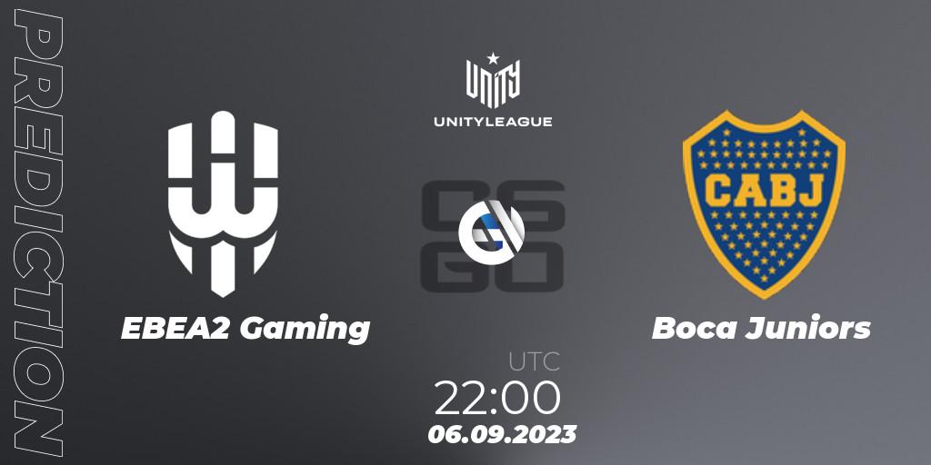 EBEA2 Gaming - Boca Juniors: Maç tahminleri. 06.09.2023 at 22:00, Counter-Strike (CS2), LVP Unity League Argentina 2023