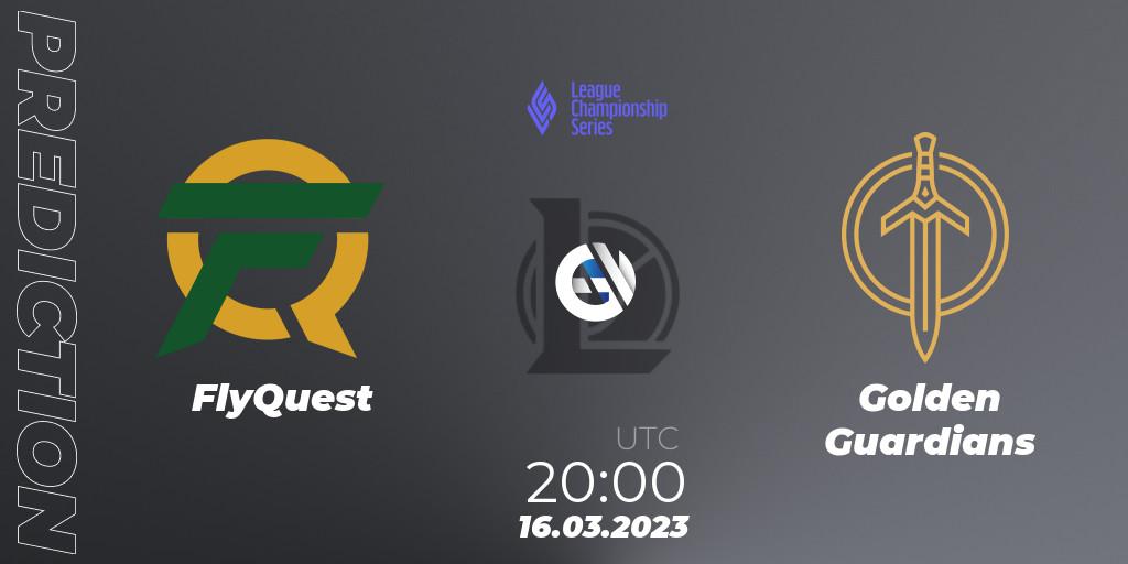 FlyQuest - Golden Guardians: Maç tahminleri. 17.03.23, LoL, LCS Spring 2023 - Group Stage