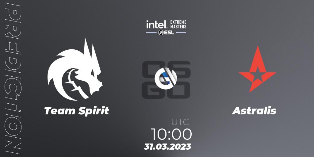 Team Spirit - Astralis: Maç tahminleri. 31.03.23, CS2 (CS:GO), IEM Dallas 2023 Europe Closed Qualifier