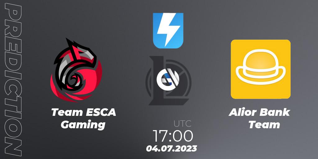 Team ESCA Gaming - Alior Bank Team: Maç tahminleri. 27.06.2023 at 16:00, LoL, Ultraliga Season 10 2023 Regular Season