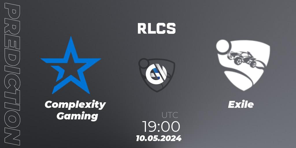 Complexity Gaming - Exile: Maç tahminleri. 10.05.2024 at 19:00, Rocket League, RLCS 2024 - Major 2: SAM Open Qualifier 5