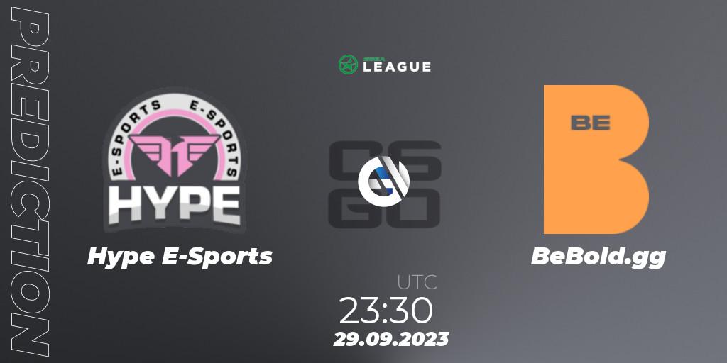 Hype E-Sports - BeBold.gg: Maç tahminleri. 29.09.2023 at 23:30, Counter-Strike (CS2), ESEA Season 46: Open Division - South America