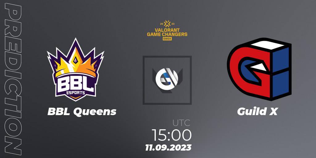 BBL Queens - Guild X: Maç tahminleri. 11.09.2023 at 15:10, VALORANT, VCT 2023: Game Changers EMEA Stage 3 - Group Stage