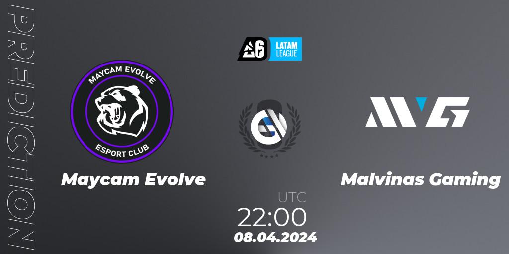 Maycam Evolve - Malvinas Gaming: Maç tahminleri. 08.04.2024 at 22:00, Rainbow Six, LATAM League 2024 - Stage 1: LATAM South
