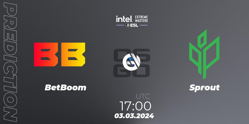 BetBoom - Sprout: Maç tahminleri. 03.03.24, CS2 (CS:GO), Intel Extreme Masters Dallas 2024: European Open Qualifier #1